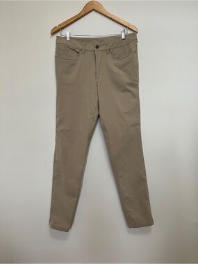 Lululemon ABC Skinny Fit Khaki Pants Size 32